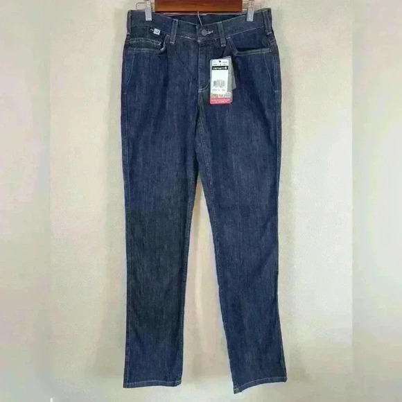 CarharttFlame Resistant Rugged Flex Jean Original Fit Women’s Size 6 Tall NWT